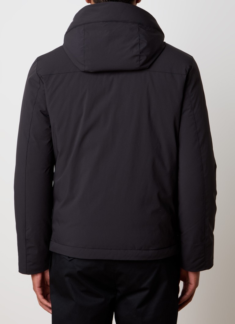 Woolrich Quilted jacket with down padding and removable hood