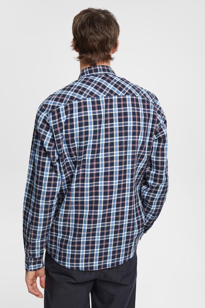 Button-Down-Hemd mit Karos