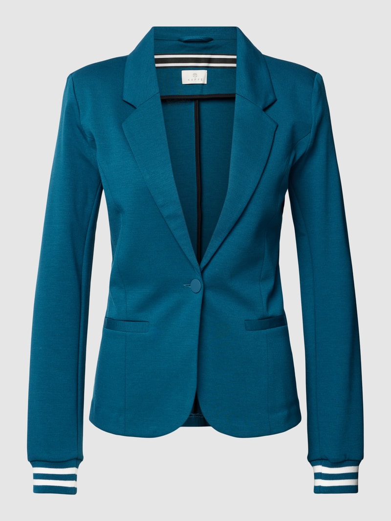 Blazer mit Leistentaschen Modell 'KINNIE' in petrol