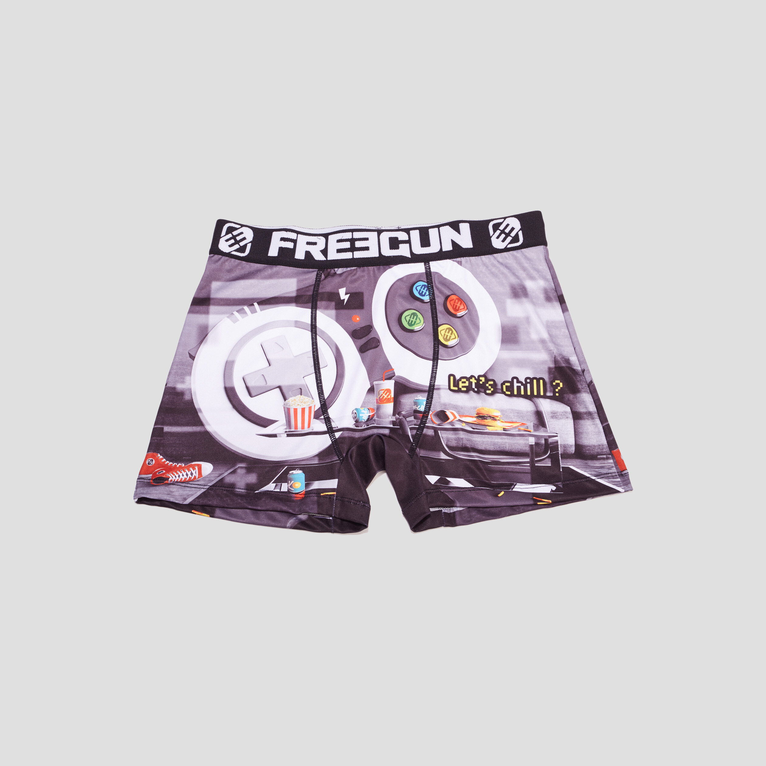 Boxer Freegun noir homme | La Halle