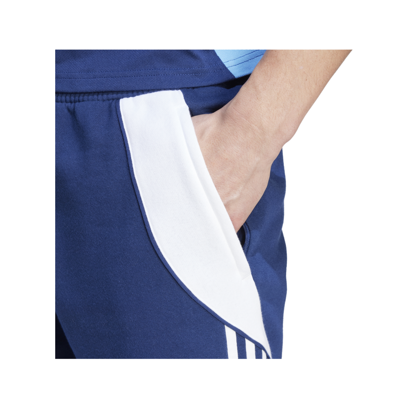 adidas Tiro 24 Short Dunkelblau Weiss