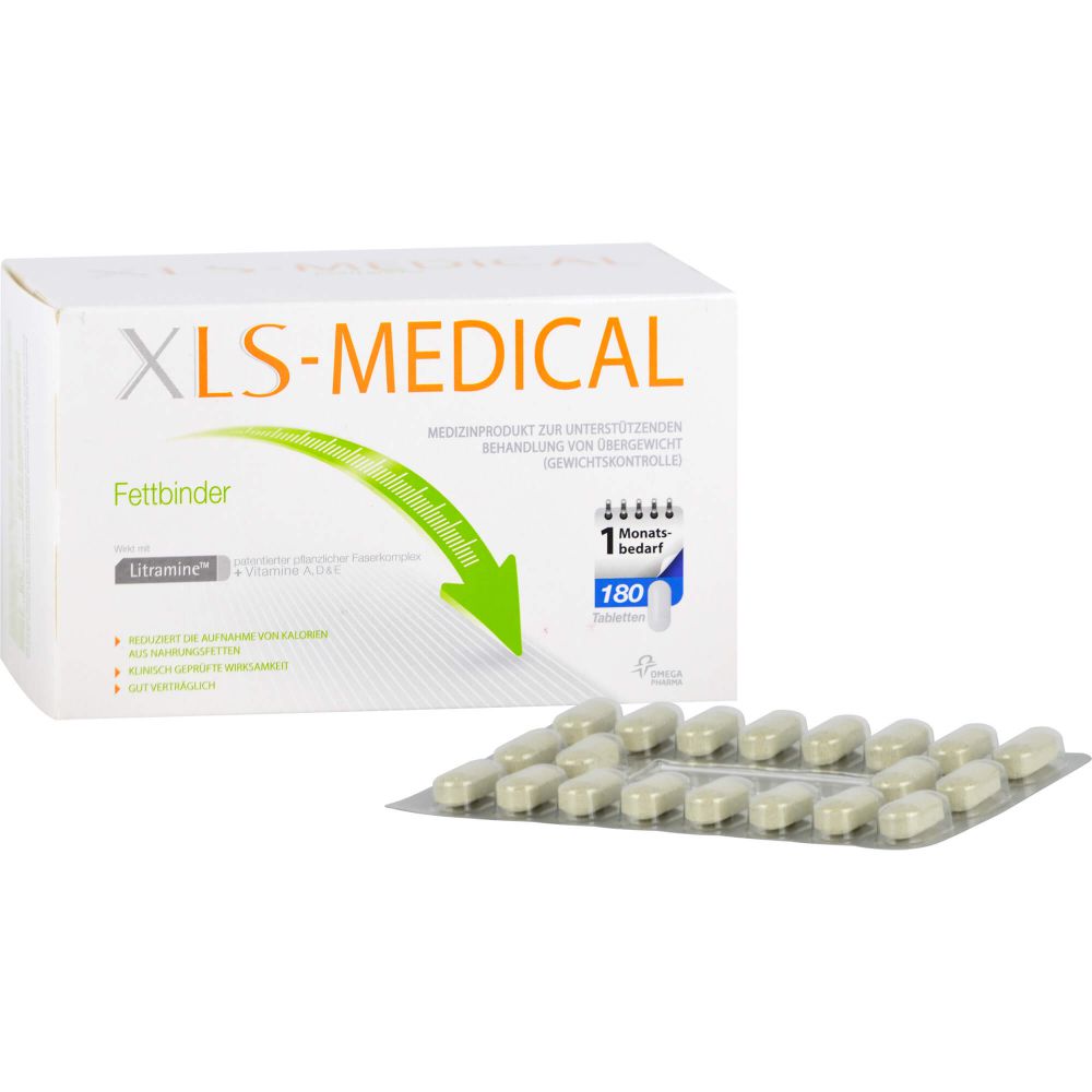 XLS Medical Fettbinder Tabletten Monatspackung