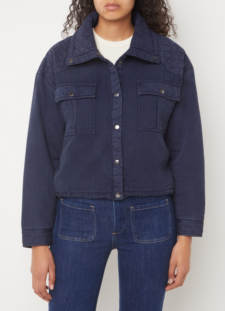 ba&sh Padded jacket with chest pockets
