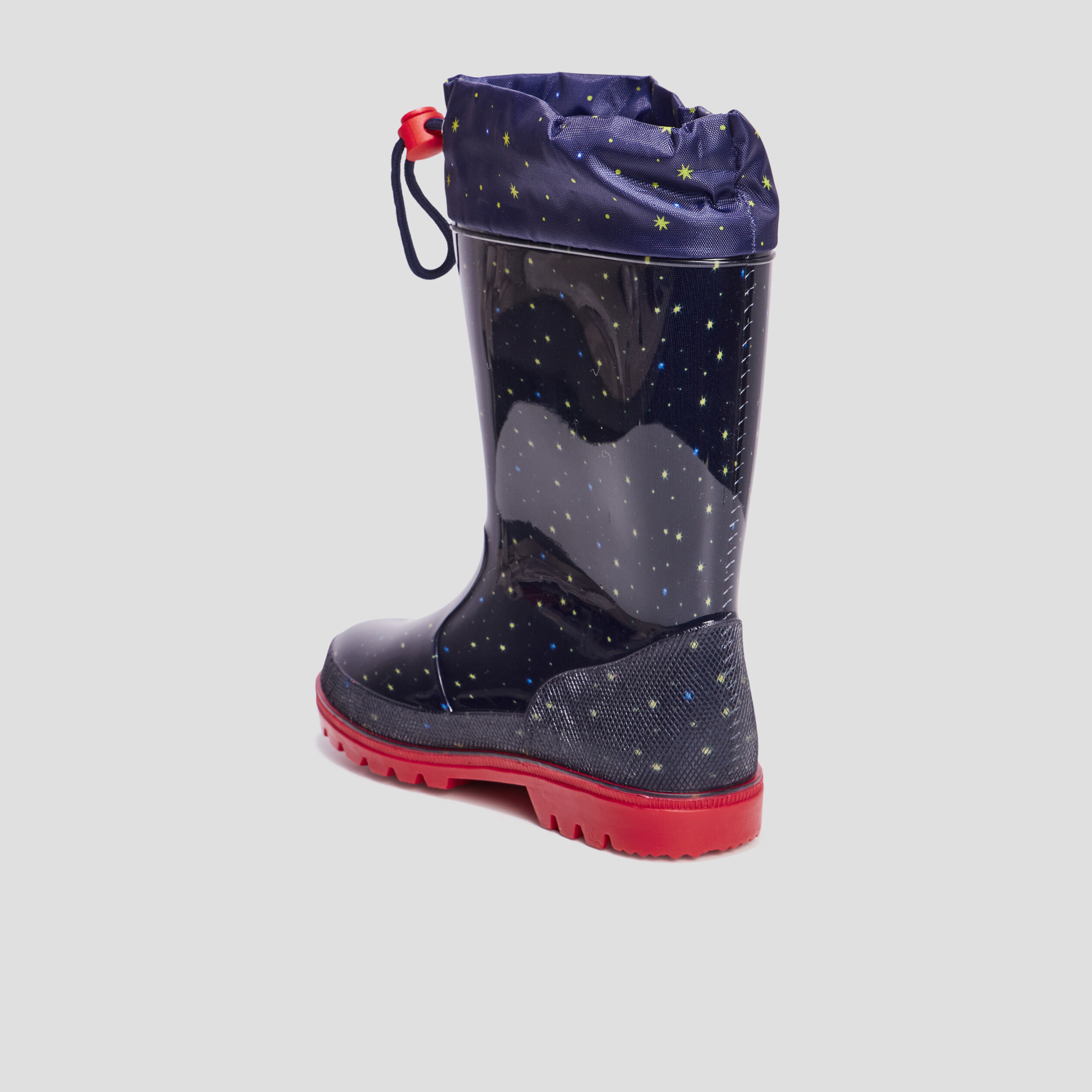 Bottes de pluie à coulisse bleu marine garçon | La Halle