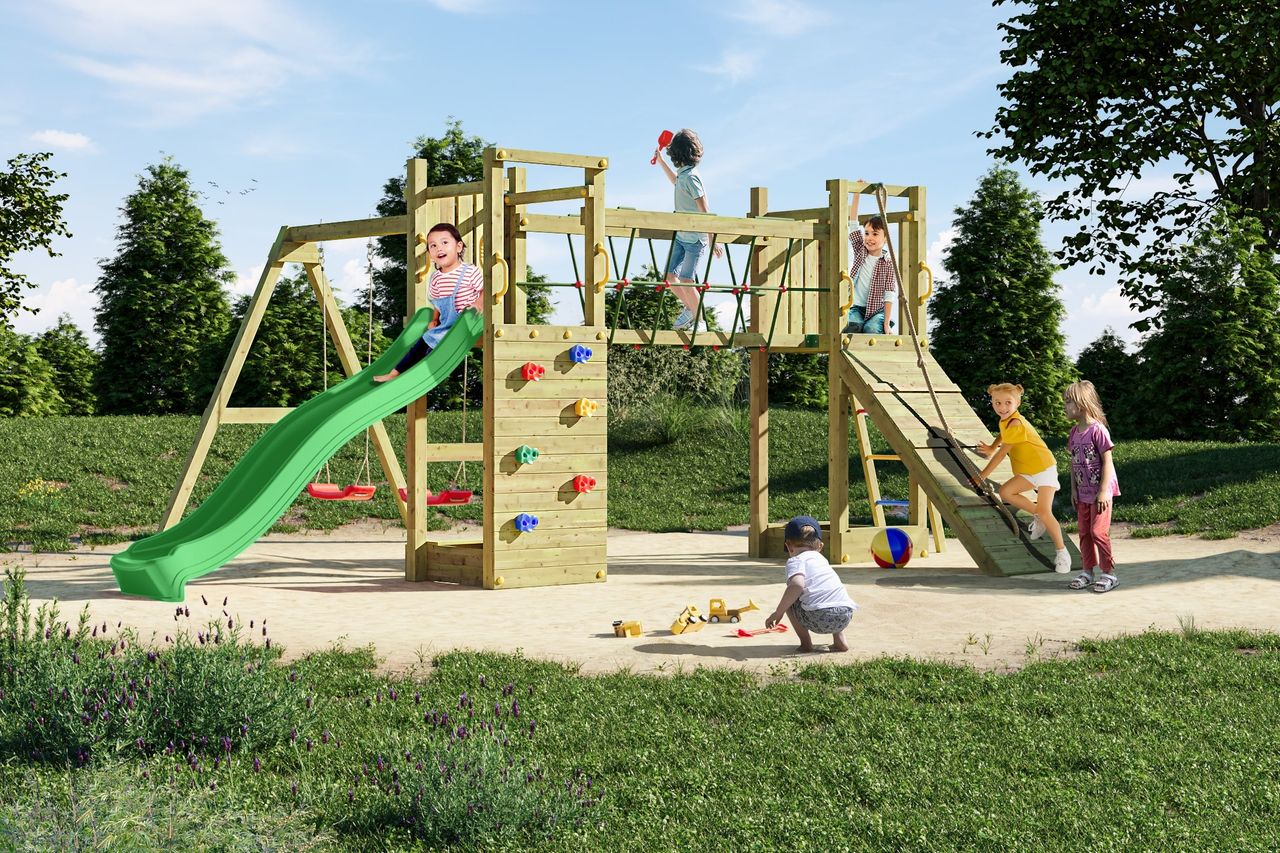 FUNGOO FUNGOO Spielturm Klettergerüst Maxi Funny Exposure