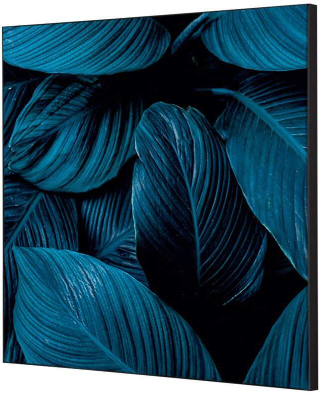 SHOWDOWN Textile Wanddekoration Botanische Blätter Mehrfarbig Aluminium