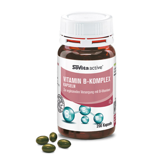 SOVITA ACTIVE Vitamin B Komplex Kapseln  200 St  Weichkapseln