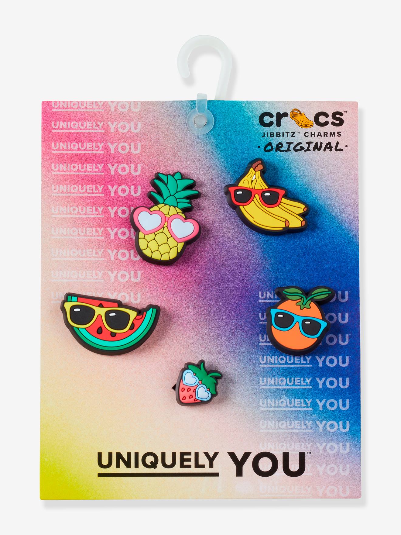 Crocs 5er-Pack Kinder Schuhanstecker CUTE FRUIT SUNNIES Jibbitz CROCS - mehrfarbig