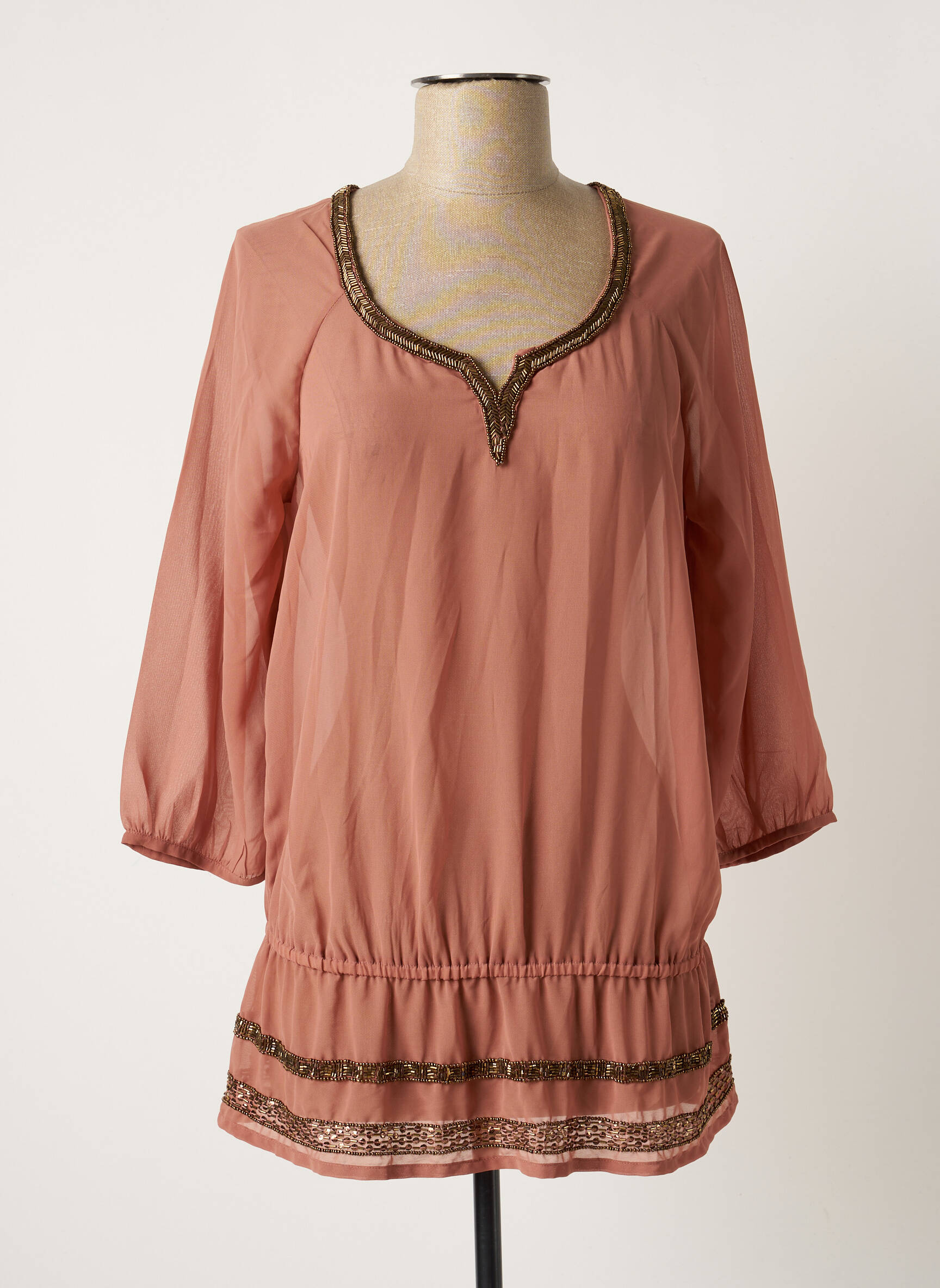 Breal Tuniquemanchelongue Femme couleur rose
