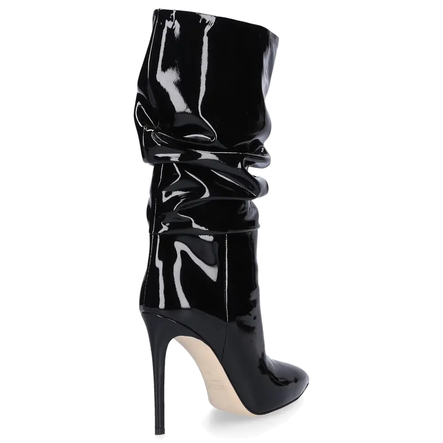 Paris Texas - Stiefel STILETTO SLOUCHY 105 Lackleder - schwarz