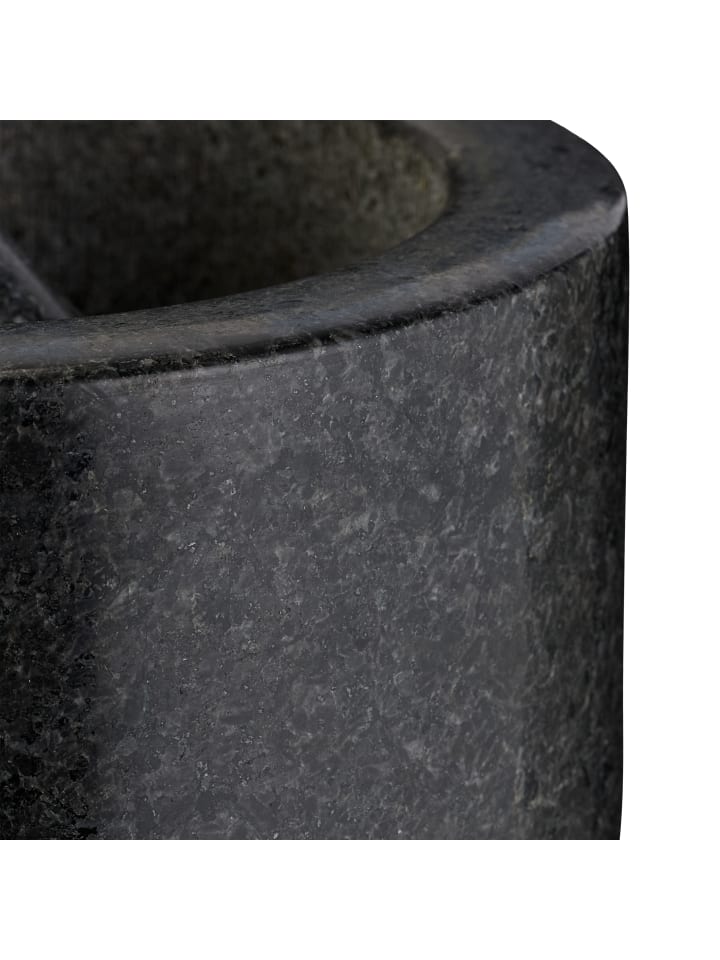 relaxdays Mörser mit Stößel in Schwarz/ Natur günstig kaufen onesize