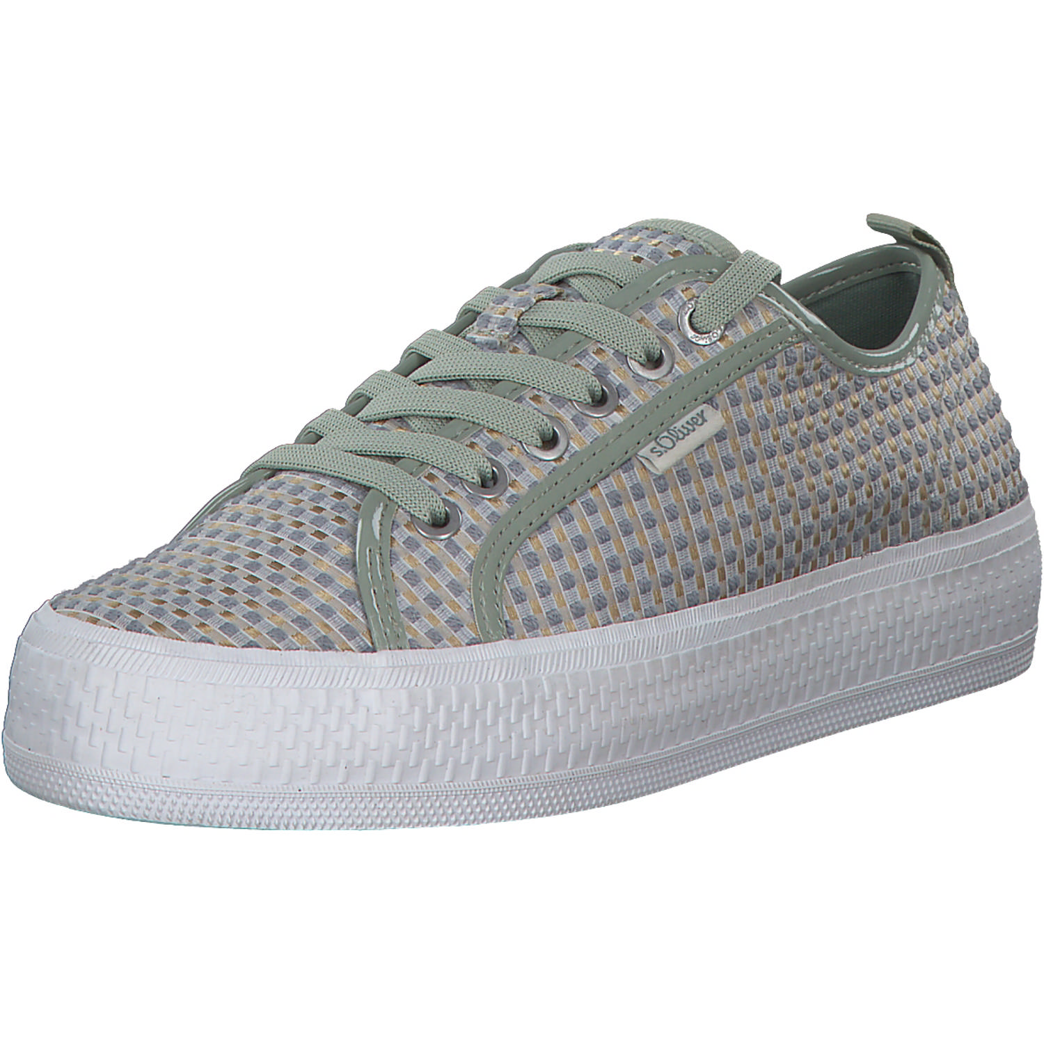 s. Oliver 23650, Sneakers Low, Damen, Grün
