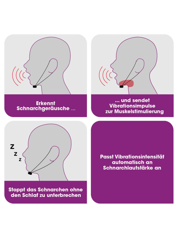 VITALmaxx Anti-Schnarch-Gerät - schwarz günstig kaufen onesize
