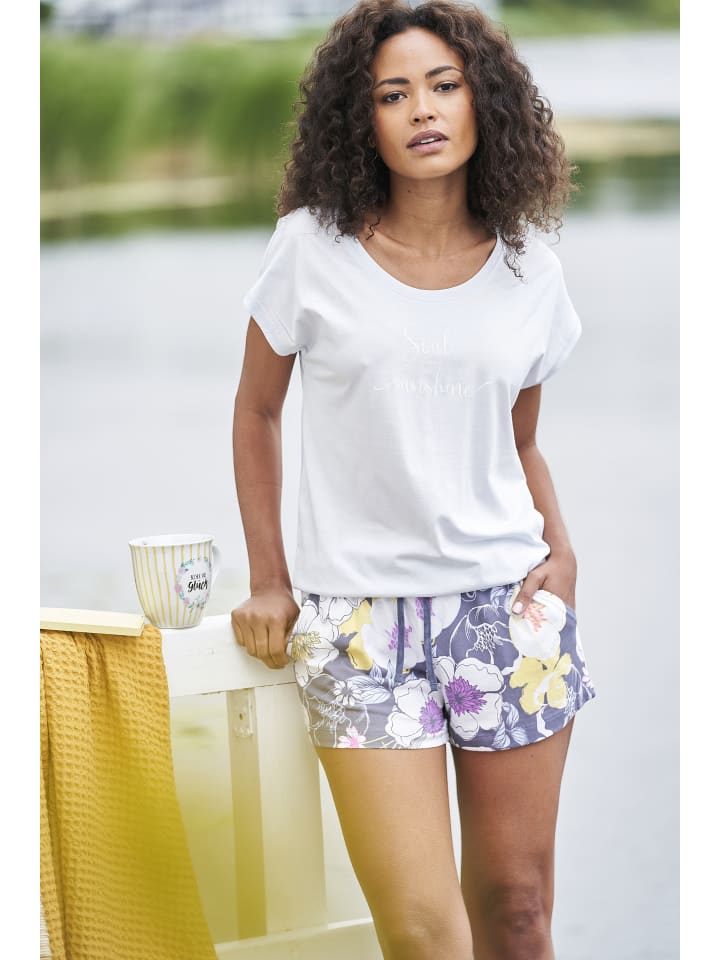 VIVANCE DREAMS Schlafshorts in geblümt günstig kaufen