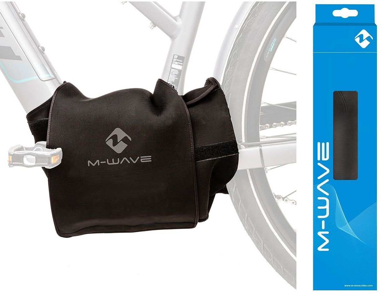 M-Wave E Bike Motor Schutz NEOPREN Universell für Bosch Brose Shimano E-Bike Akku