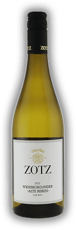 Julius Zotz, Weisser Burgunder Alte Reben, Qualitätswein, trocken, 2022, Baden  Julius Zotz, Weisser Burgunder Alte Reben, Qualitätswein, trocken, 2022, Baden   Jahrgang 2022 - 0,75	 Liter - Vol 13,5%
