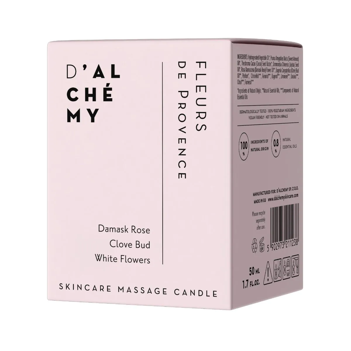 Alchemy Provence Flowers Κερί για μασάζ και περιποίηση δέρματος