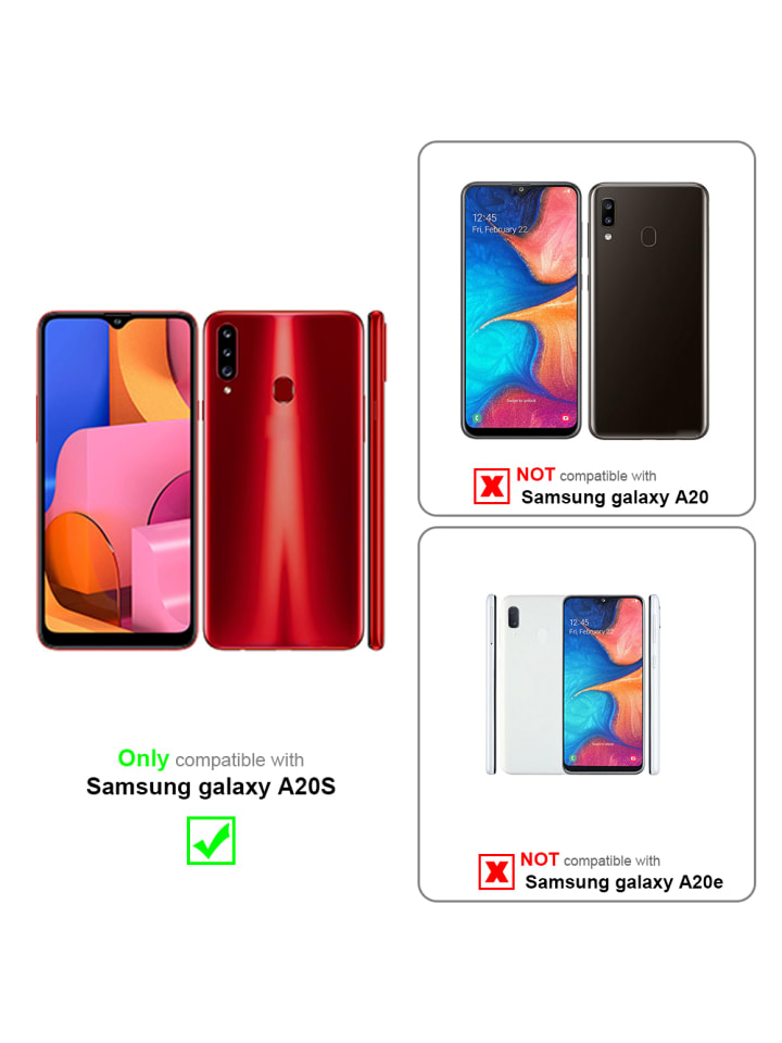 cadorabo Hülle für Samsung Galaxy A20s Blumen Design in FLORAL BLAU günstig kaufen onesize