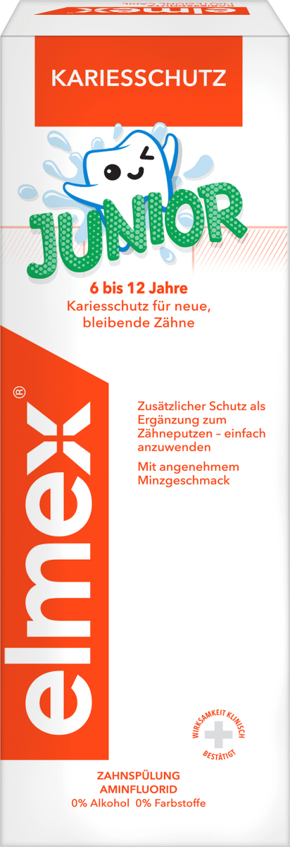 Mundspülung Kariesschutz Junior, 6 bis 12 Jahren, 400 ml