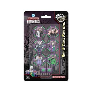 DC HeroClix: Notorious - Dice & Tokem Pack (EN)