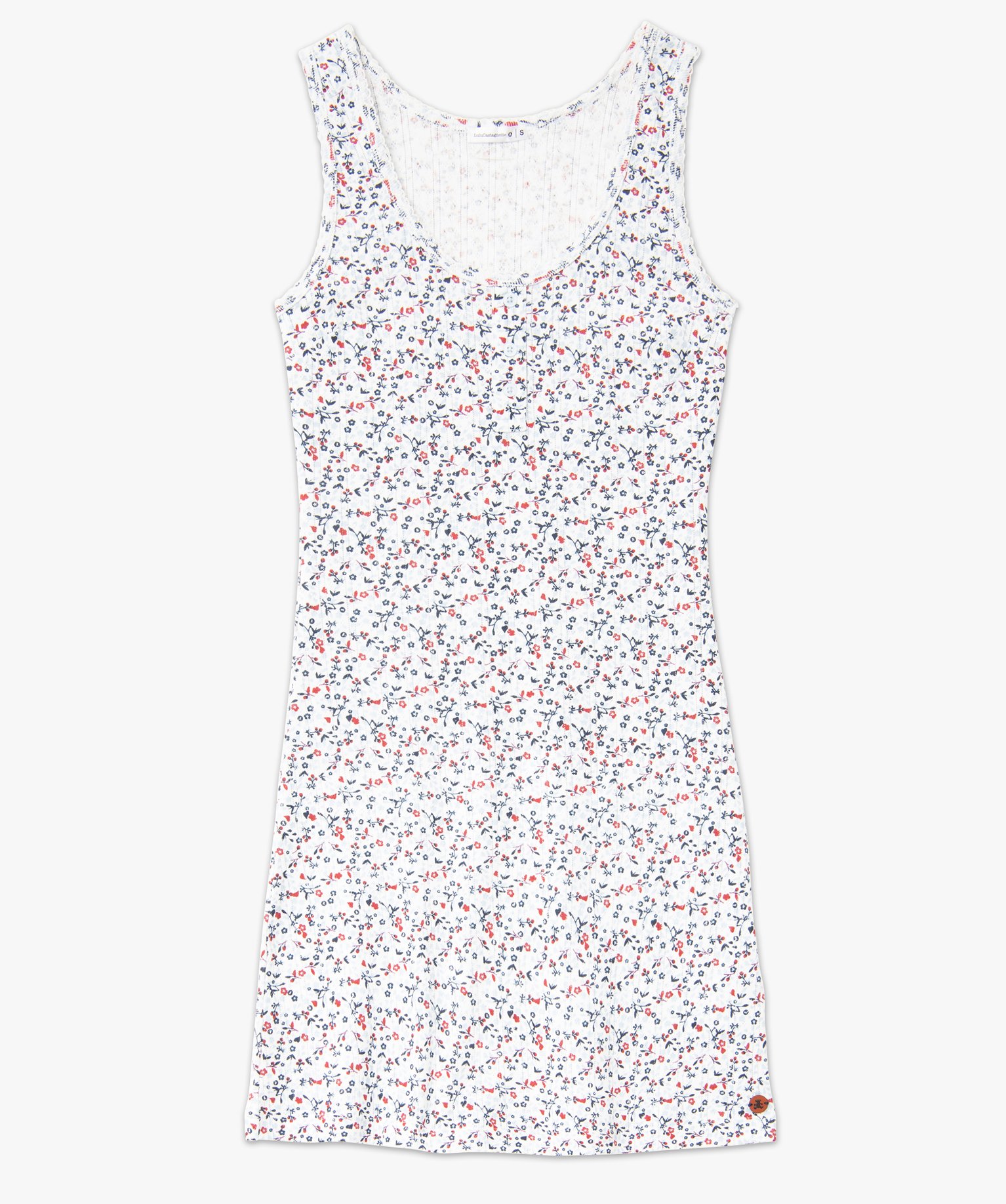 Chemise de nuit femme sans manches - LuluCastagnette imprime | GEMO