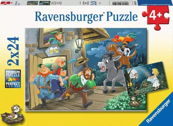 Kinderpuzzle ab 4 Jahren - Märchenstunde - 24 Teile