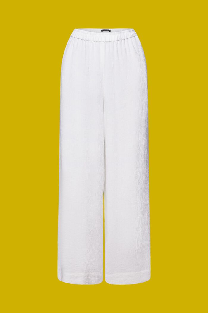 Pull-on-Hose mit weitem Bein und Crinkle-Optik
