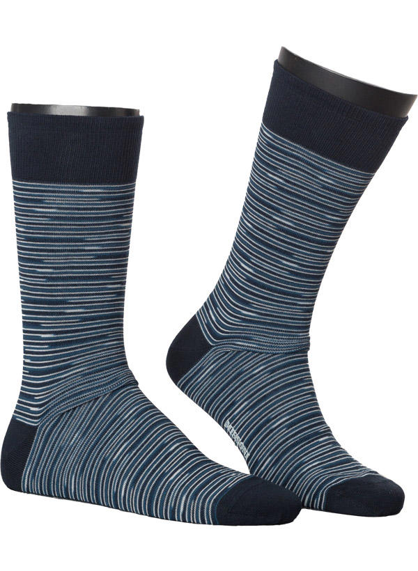 MISSONI, Socken, Baumwolle, blau gemustert