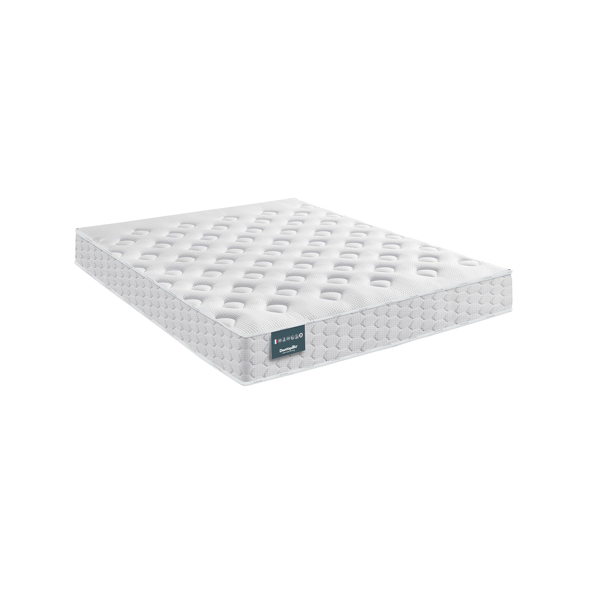 Matelas mousse Dunlopillo Aérial haut. 21 cm, confort ferme