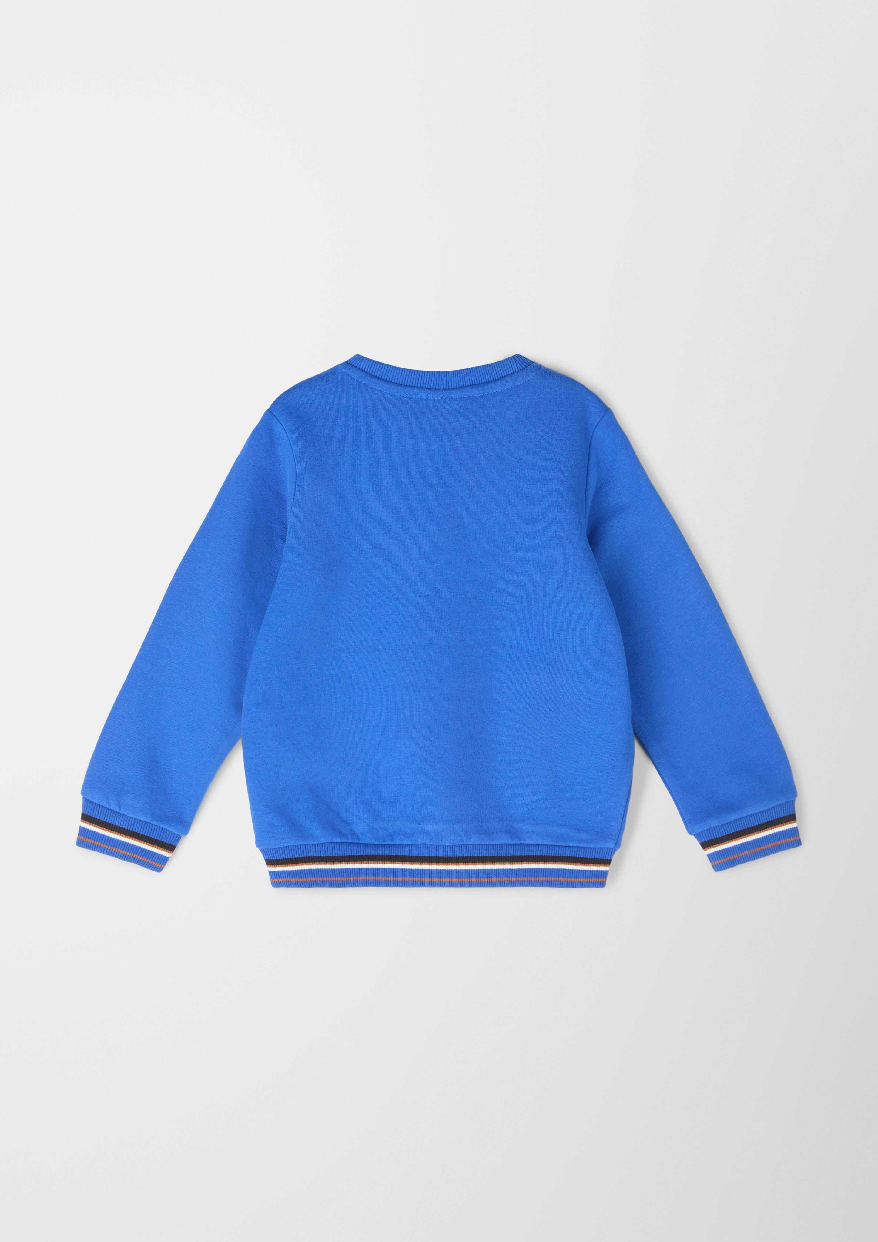 Sweatshirt mit Stickerei und Print  2122970-5588