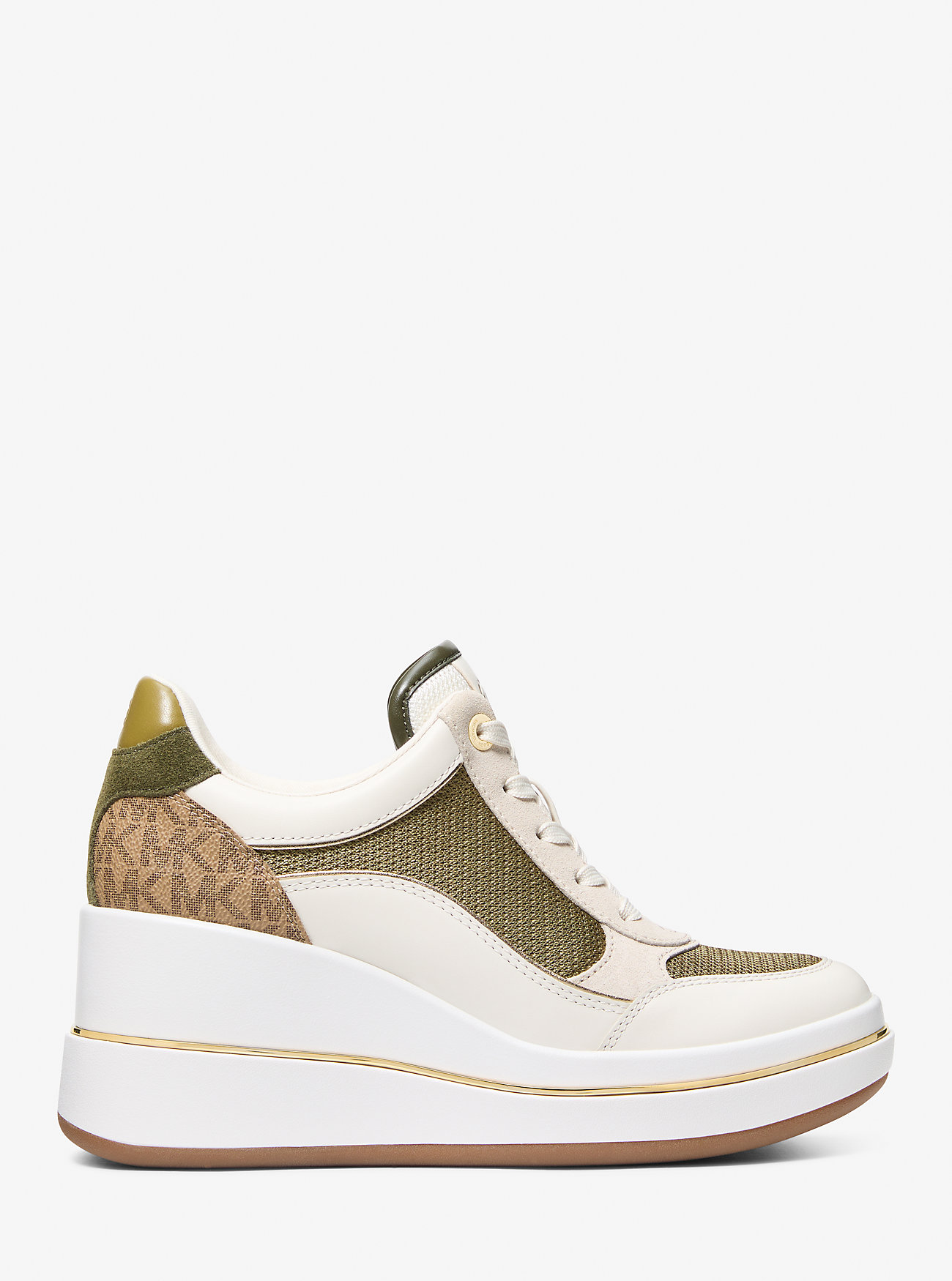 Scarpe da ginnastica con zeppa in pelle di vitello Emmy - HUSK MULTI