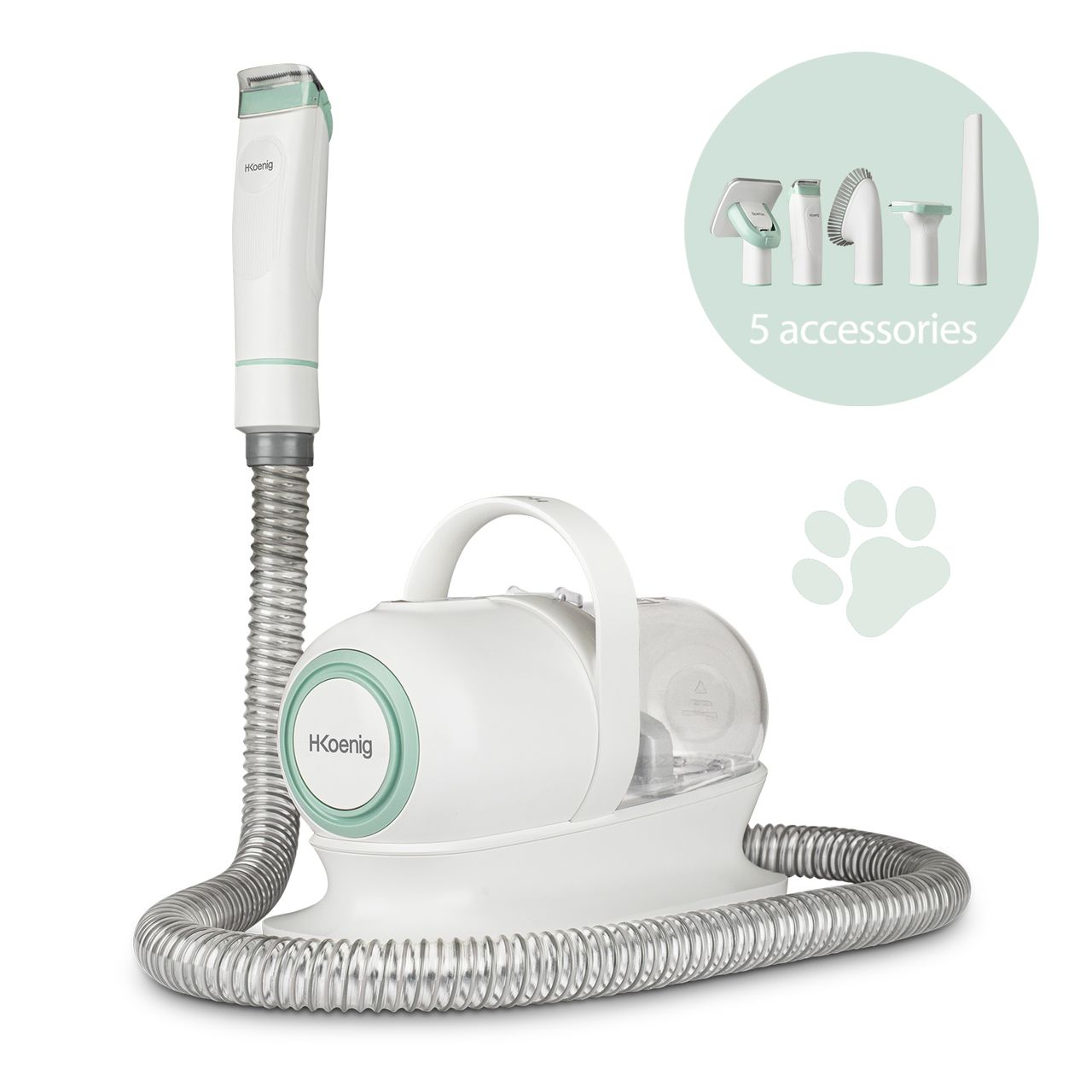 H.Koenig PAW400 H.Koenig  Staubsauger Haarschneidemaschine für Haustiere