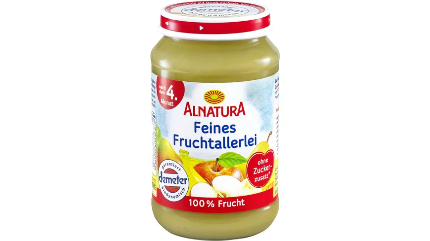 Alnatura Bio Feines Fruchtallerlei Babygläschen 190 g