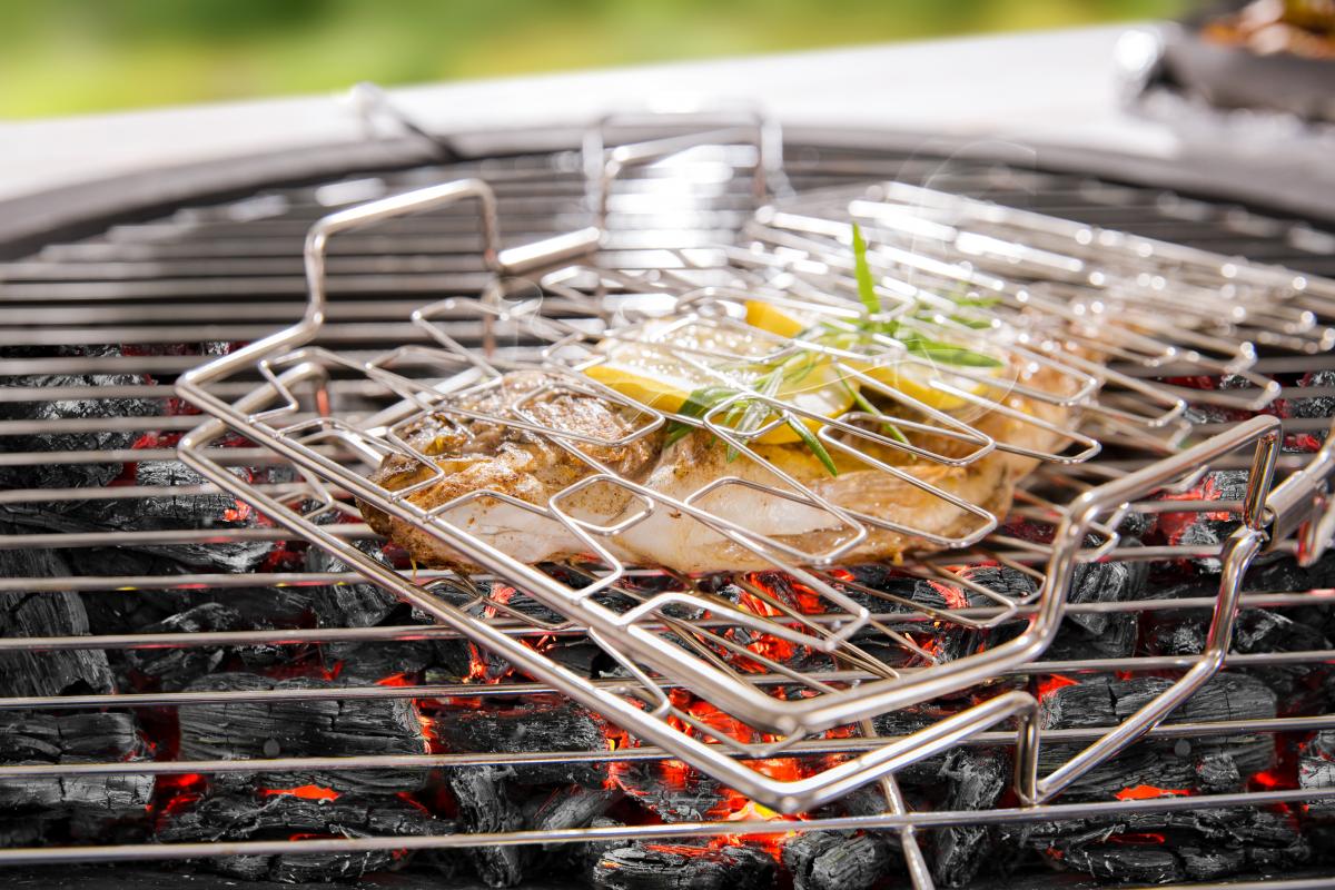 Hecht Fisch und Gemüsehalter Pescado