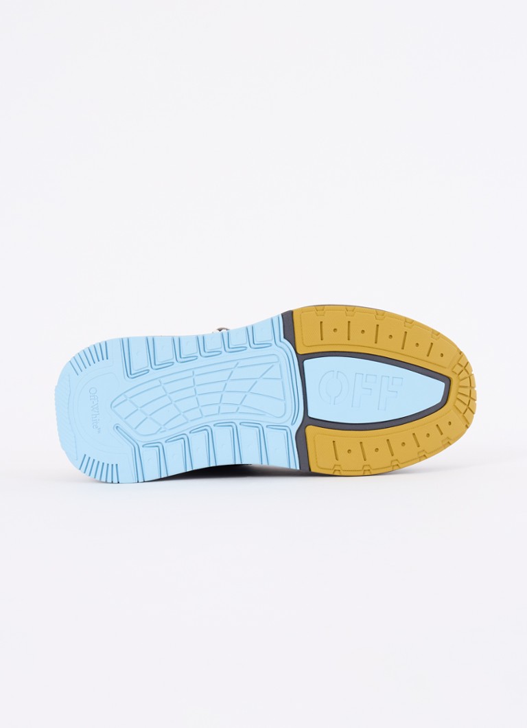 Off-White Kick Off leather sneaker with suede details