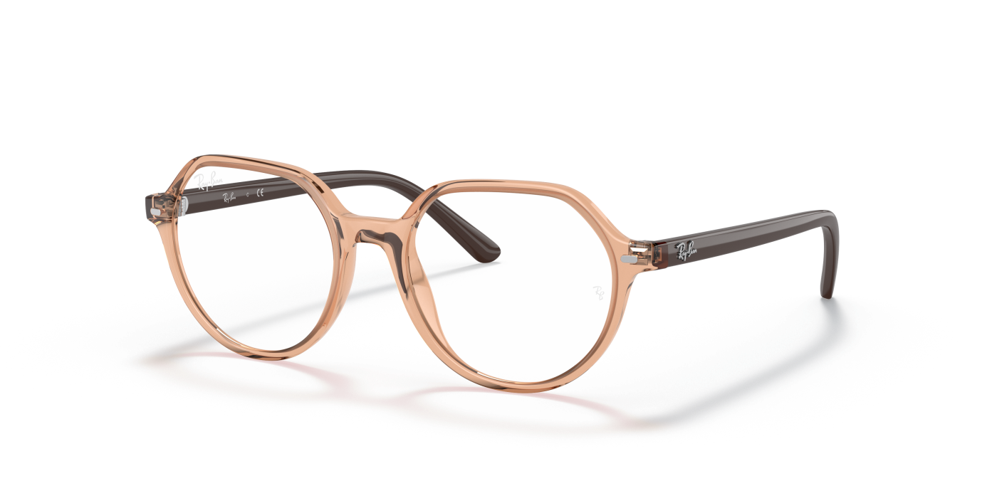 THALIA OPTICS KIDS - Ochelari de soare maro lucioși și transparenți