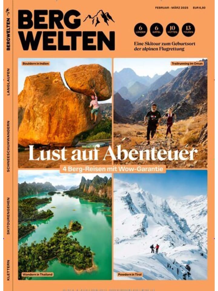 Hubert Burda Media 6 x BERGWELTEN Zeitschrift (Gutschein für Jahres Abo) günstig kaufen onesize