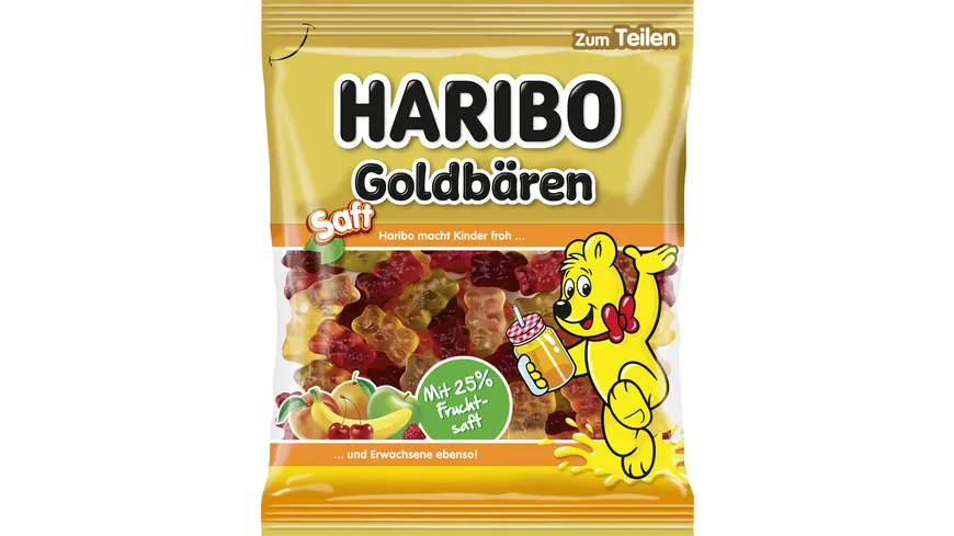 Haribo Fruchtgummi Saft Goldbären 160 g