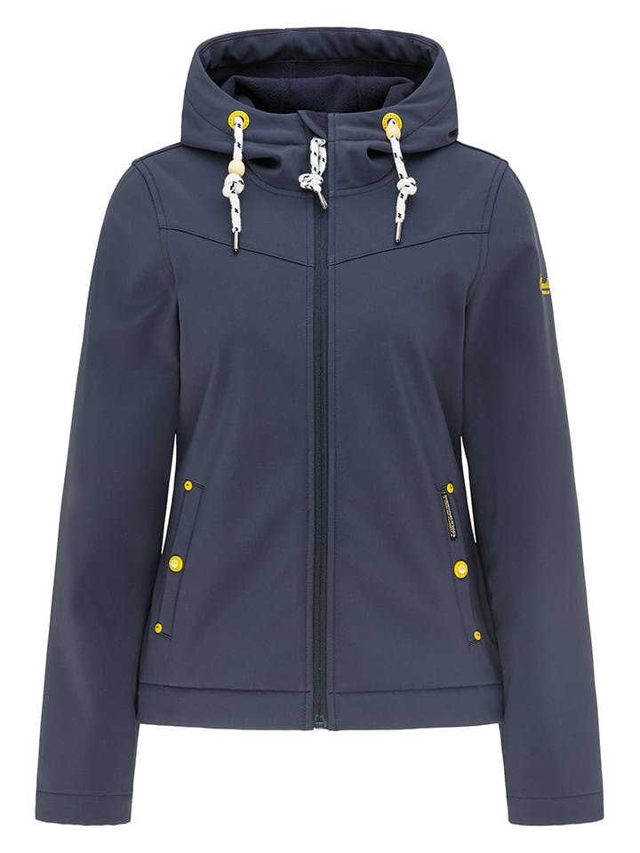 Schmuddelwedda Softshelljacke in Dunkelblau günstig kaufen