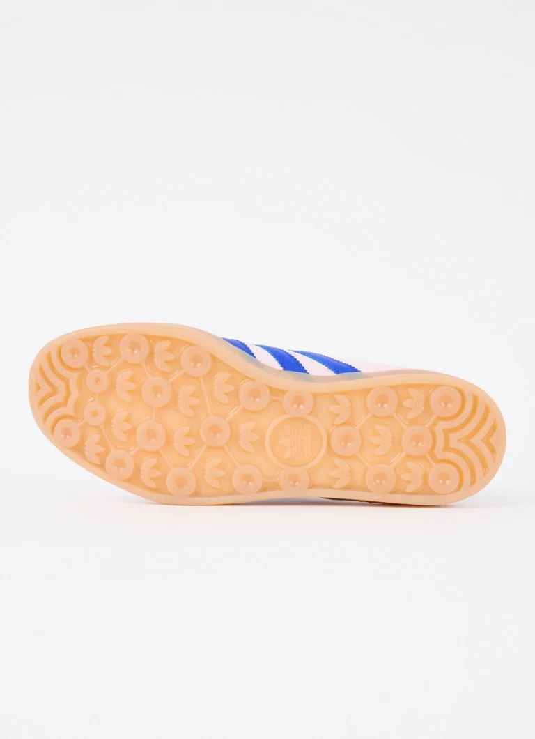 Kožené sálové tenisky Adidas Gazelle s nubukovými detaily