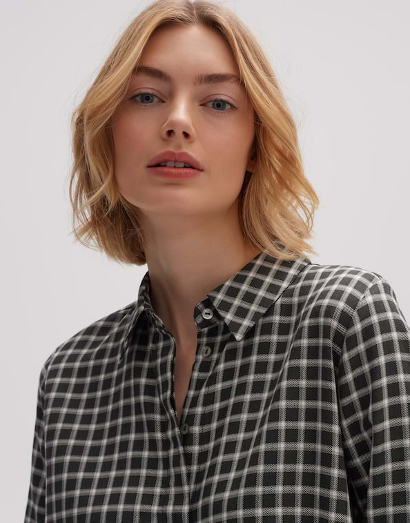 Longbluse Fauta check