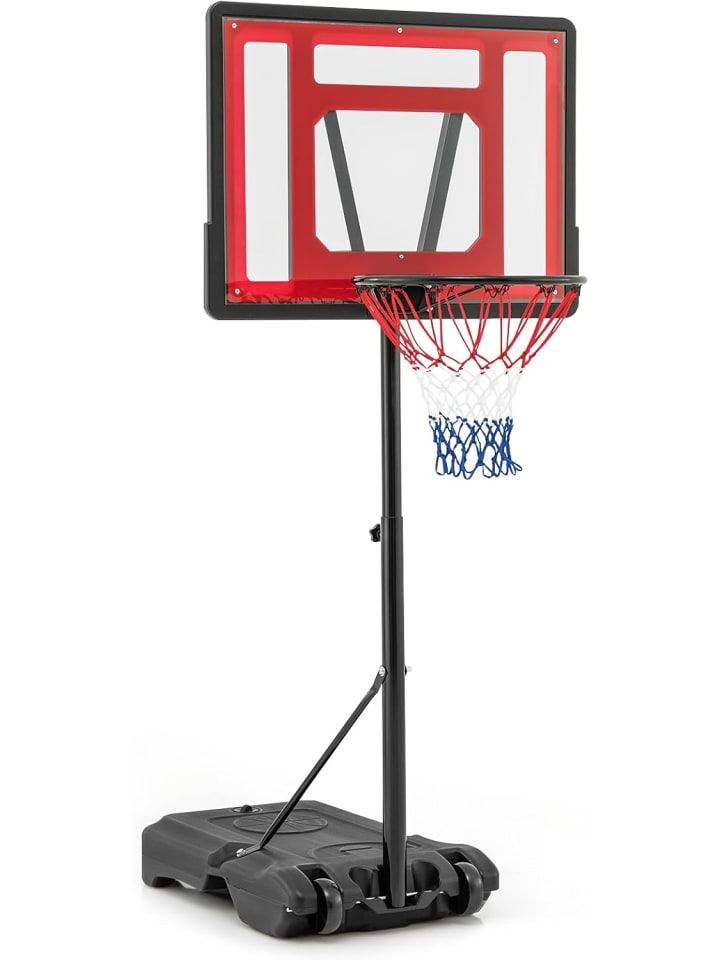 COSTWAY Basketballständer 115-135cm in Rot günstig kaufen onesize