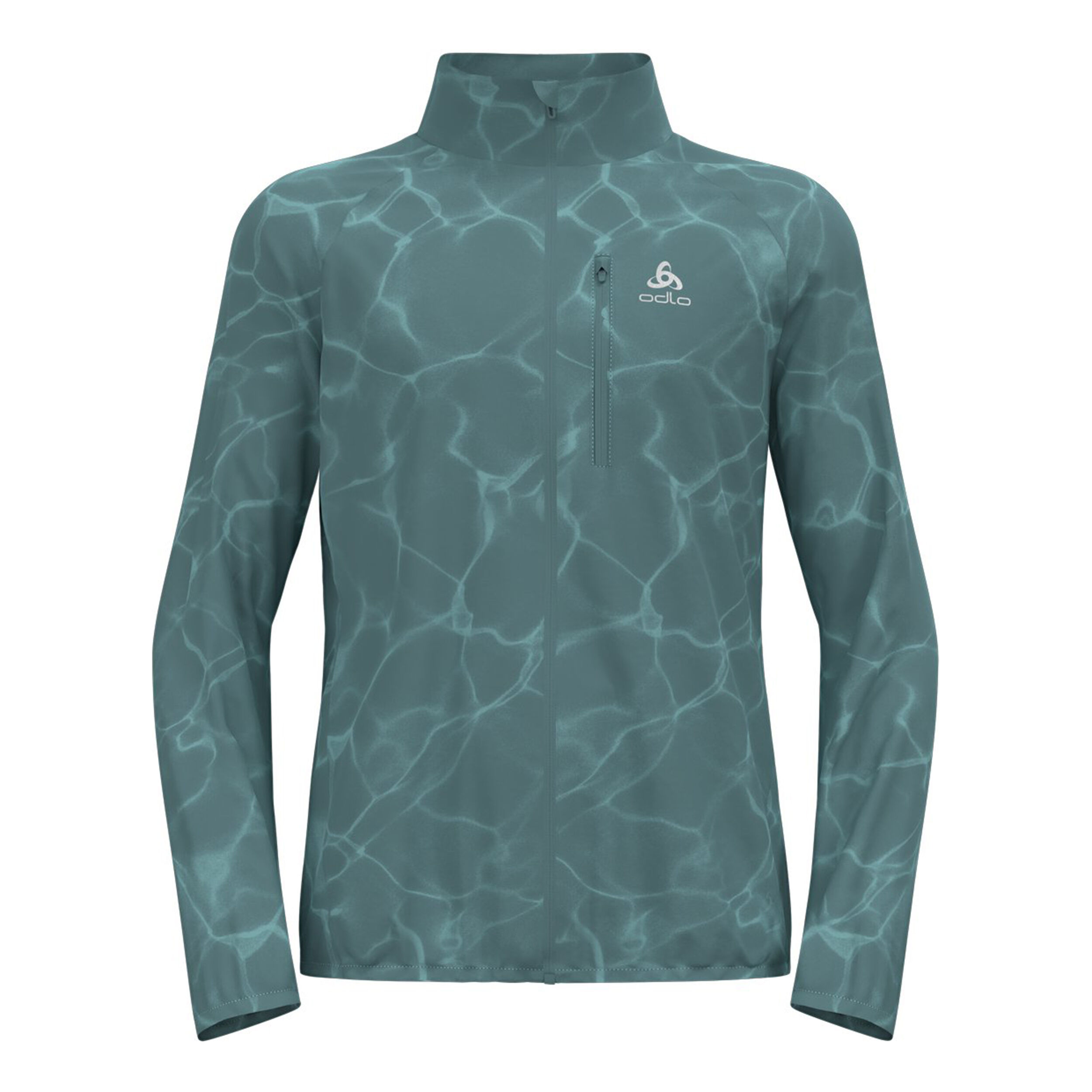 Zeroweight Print Laufjacke Herren - Blaugrau