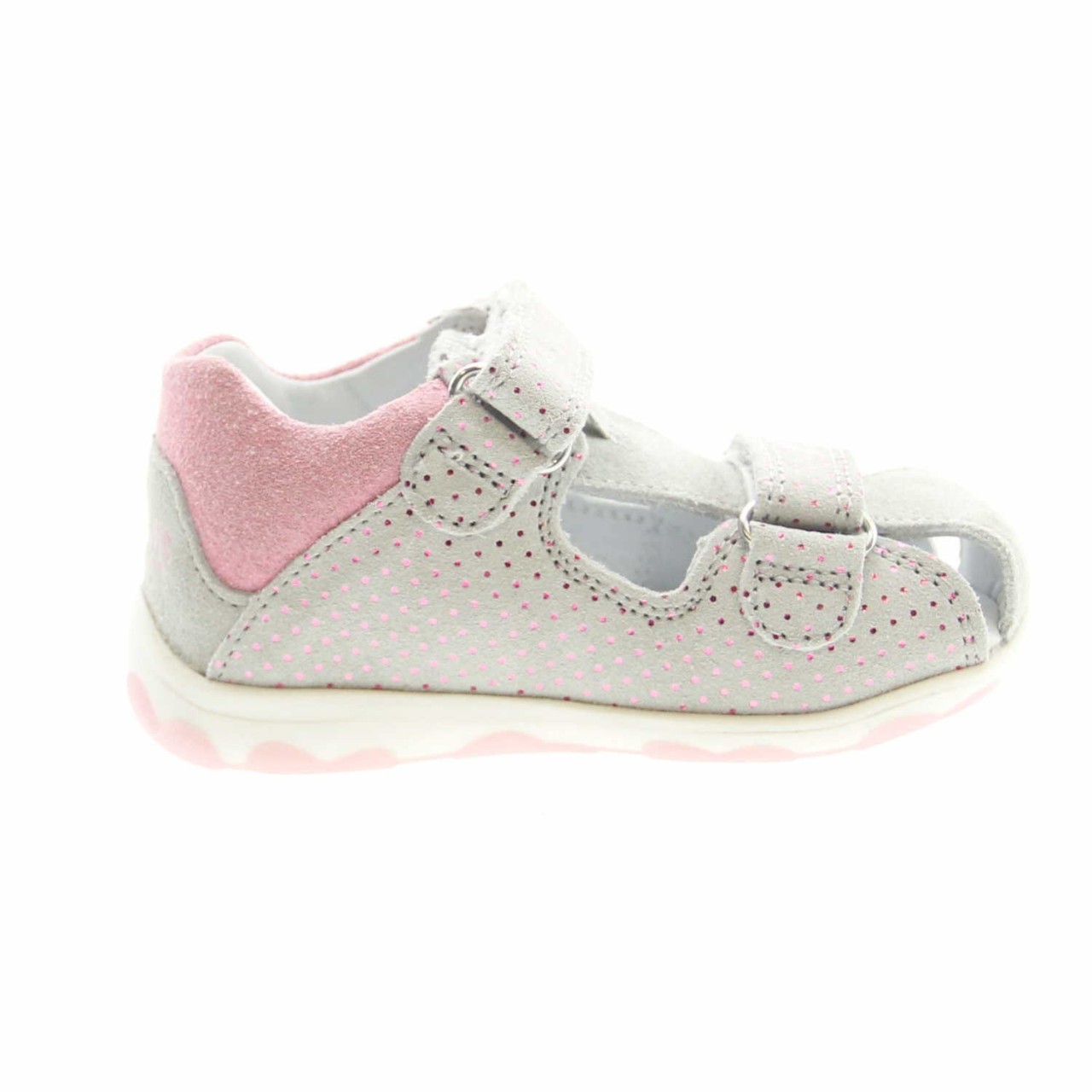 SUPERFIT Jungen Sandalen grau FANNI,HELLGRAU/ROSA