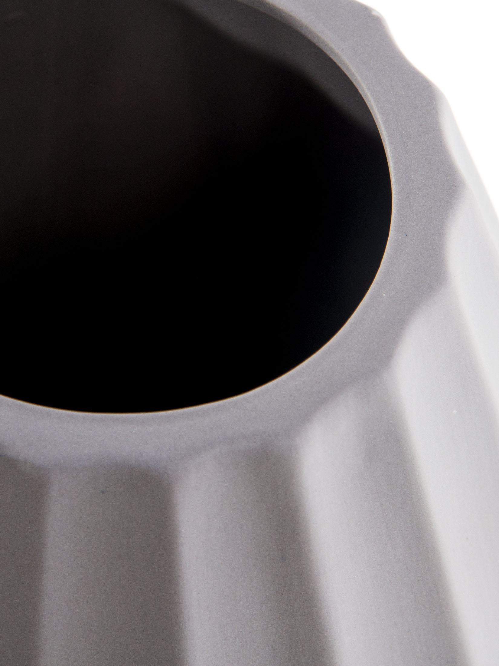 Limbica Vase, Mattgrau