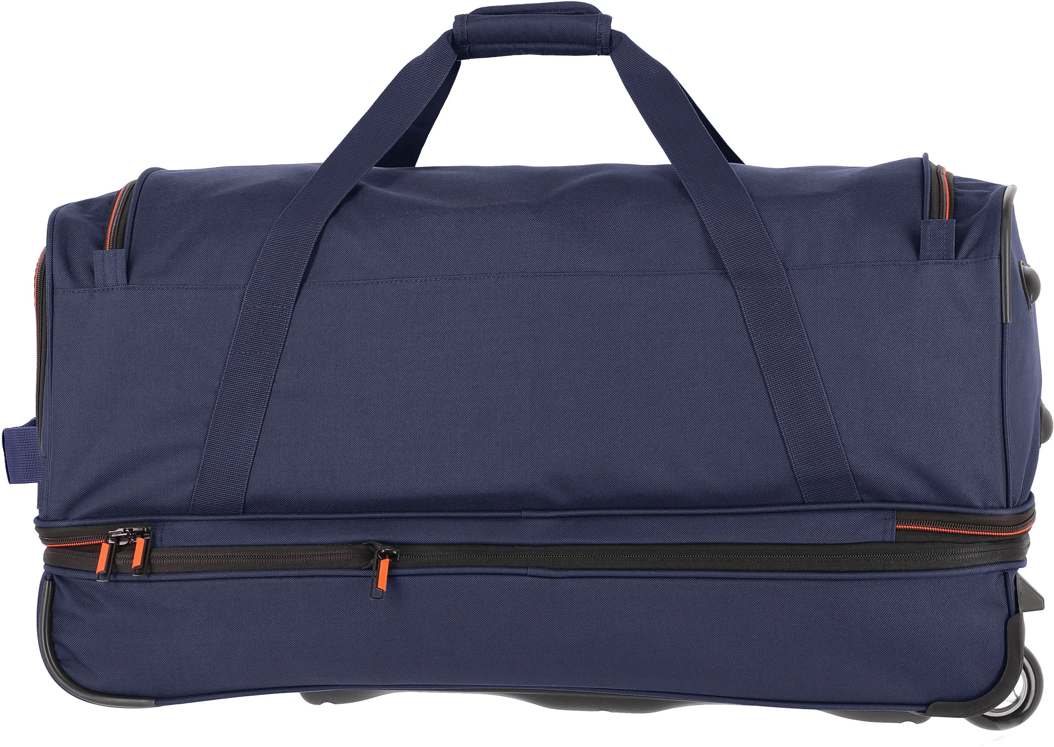 travelite Reisetasche Basics, 70 cm, mit Trolleyfunktion und Volumenerweiterung
