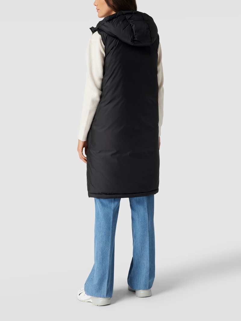 Weste mit Eingrifftaschen Modell 'PUFFER VEST' in schwarz