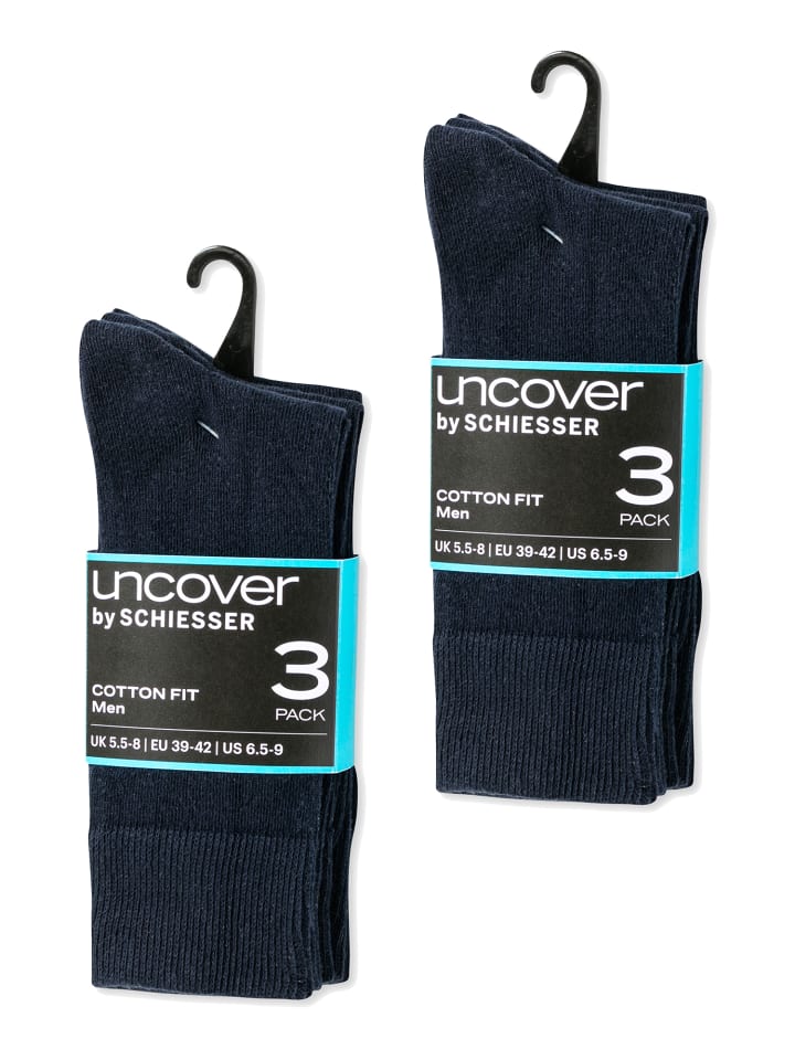Schiesser Freizeitsocken Uncover in Blau günstig kaufen 39-42