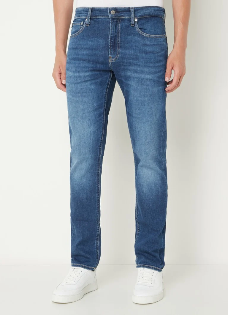 Calvin Klein slim fit jeans med medium vask og stretch