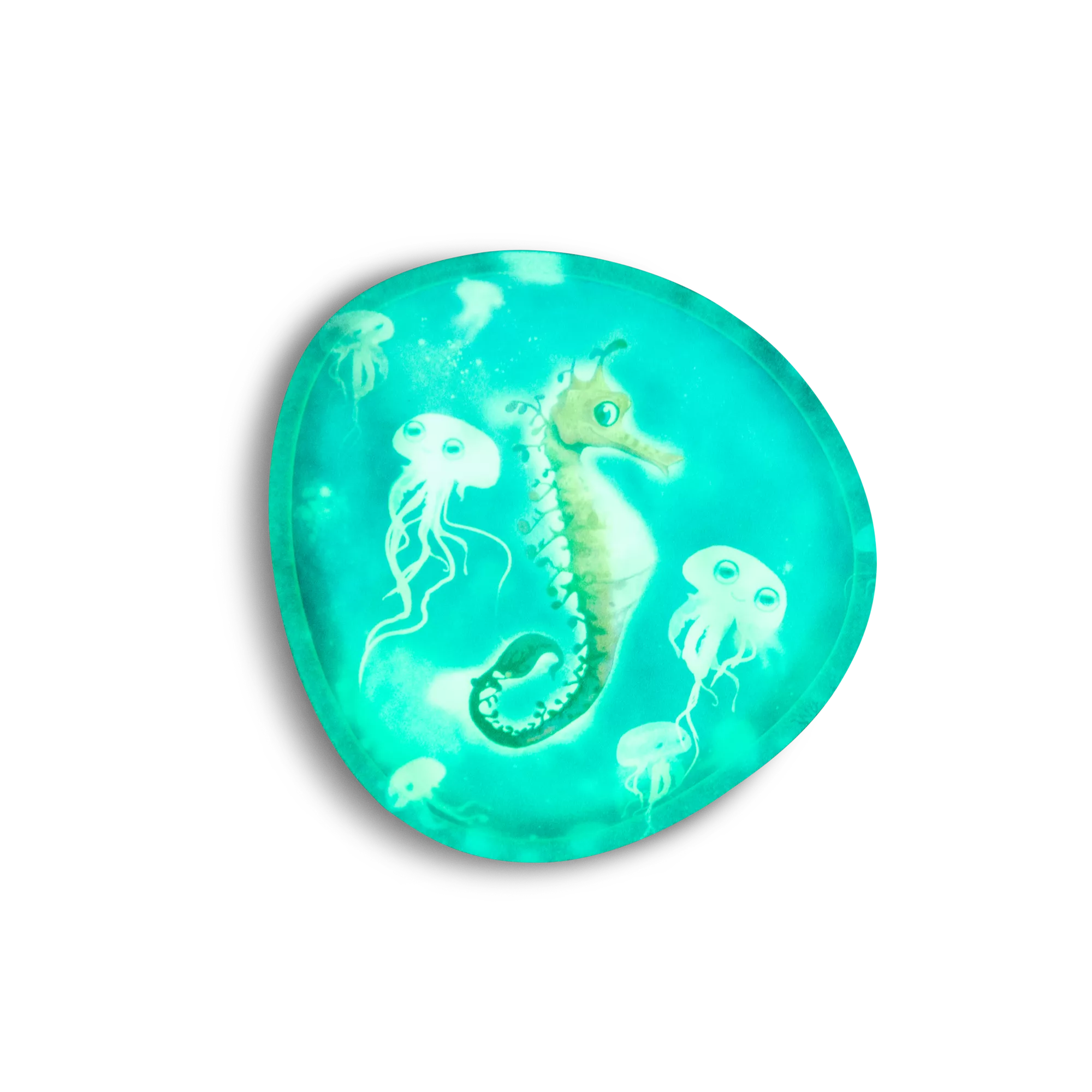 ergobag Glow in the Dark Klettie (1-tlg.) Seepferdchen